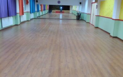 Sala de Actos cambio de suelo.